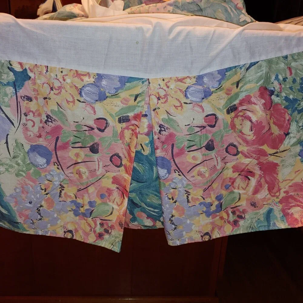 2pc Revman Di Lewis QUEEN Bed Skirt & Std Sham Paul Gauguin